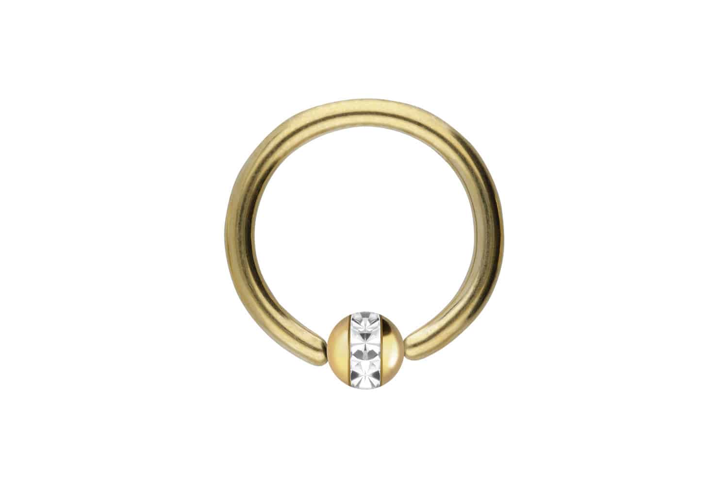 Chirurgenstahl Klemmkugelring EPOXY-RING-KUGEL